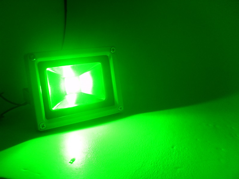 ไฟไดหมึกLED  ใช้กับไฟ 12VDC 10W แสงสีเขียว